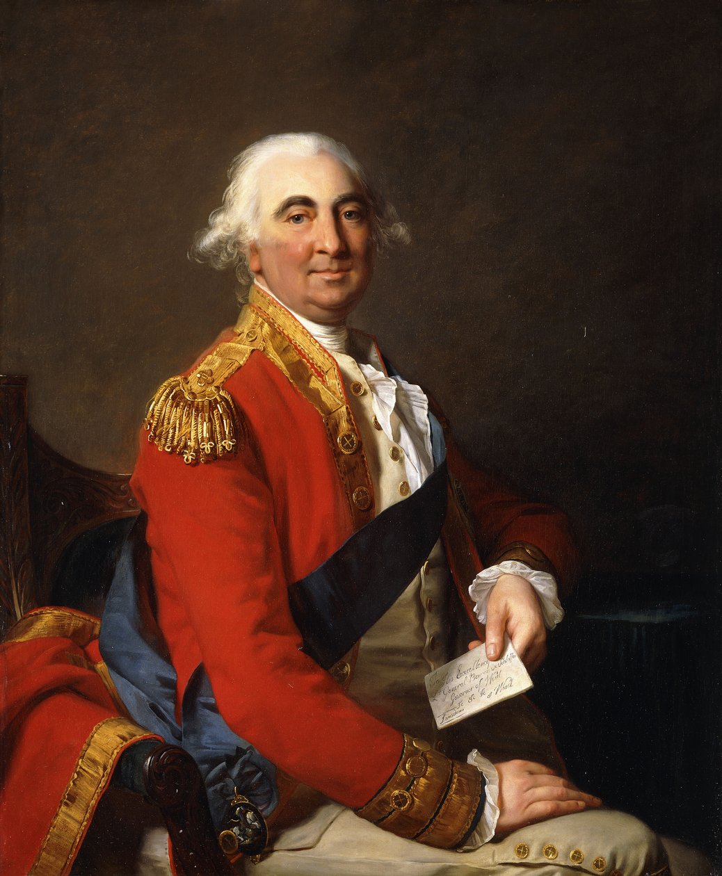 Portrét Williama Pettyho, druhého hraběte z Shelburne, prvního markýze z Lansdowne od Jean Laurent Mosnier