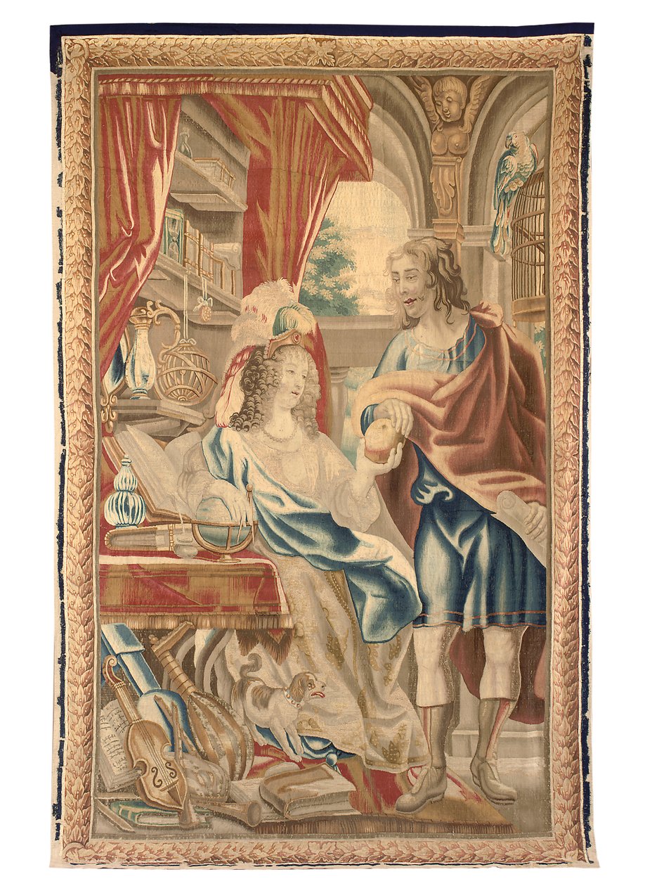 Bruselský gobelín ze sady šesti, cca 1650 (vlna a hedvábí) od Jean Le and Eggermans Daniel II Clerc