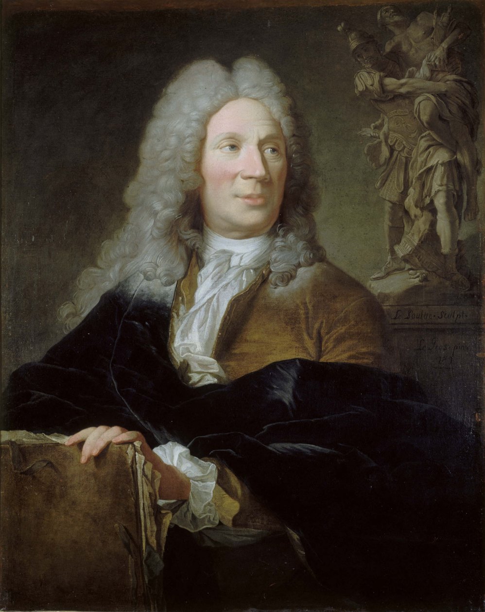 Portrét Pierra Le Pautra (1660-1744) od Jean Le Gros
