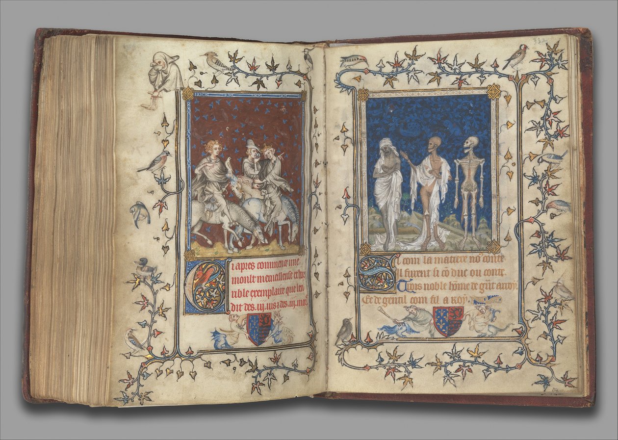 Modlitební kniha Bonne Lucemburské, vévodkyně z Normandie, před rokem 1349. od Jean Le Noir