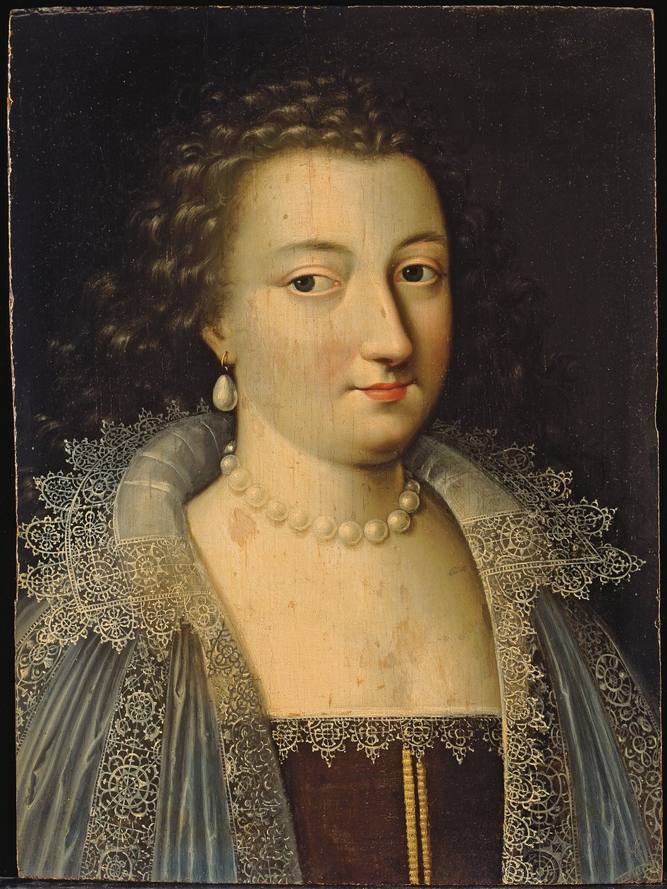 Portrét dámy, pravděpodobně Marie de Rohan-Montbazon, vévodkyně z Luynes Potom z Chevreuse od Jean Leblond