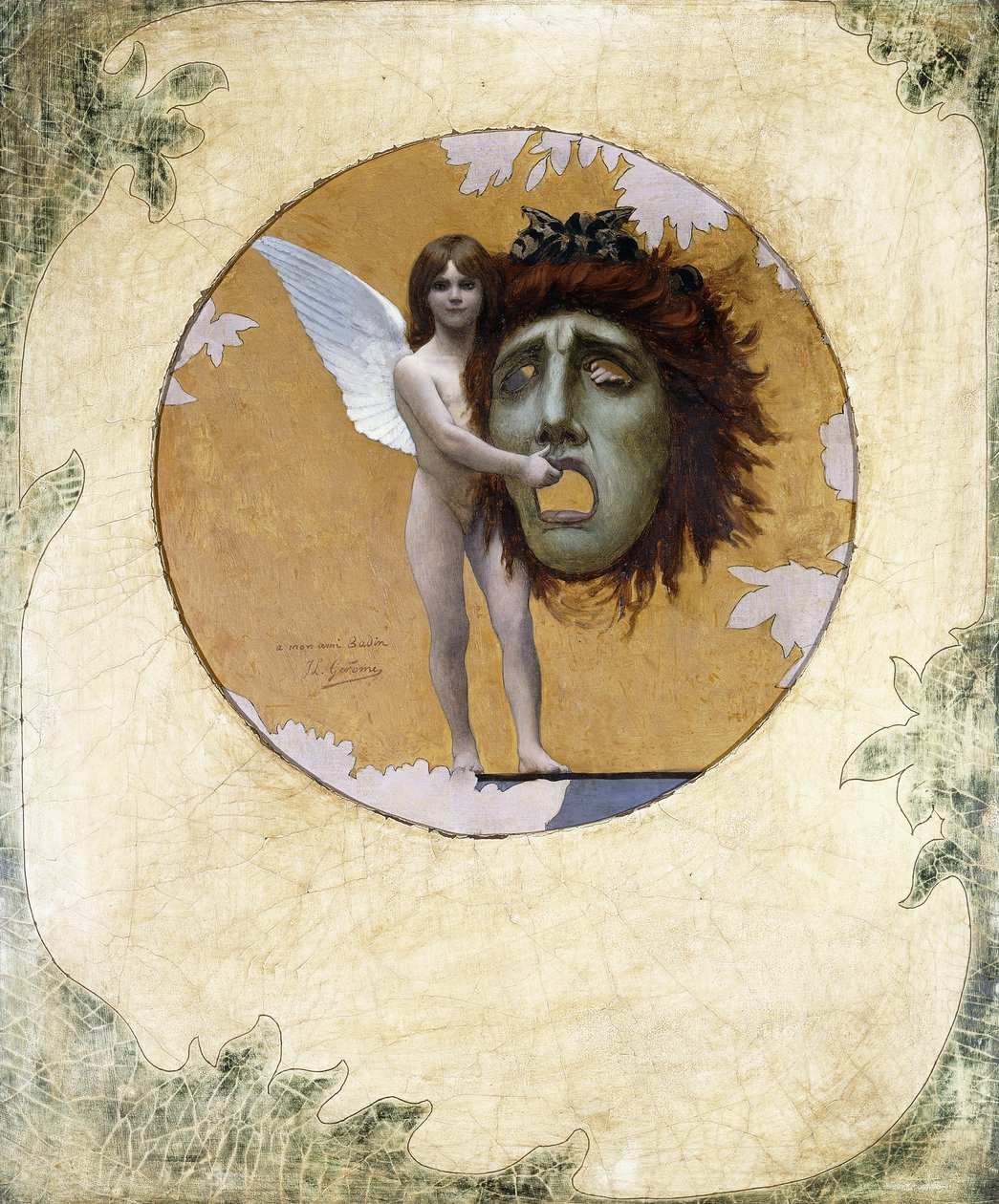 Putto s maskou od Jean Leon Gerome