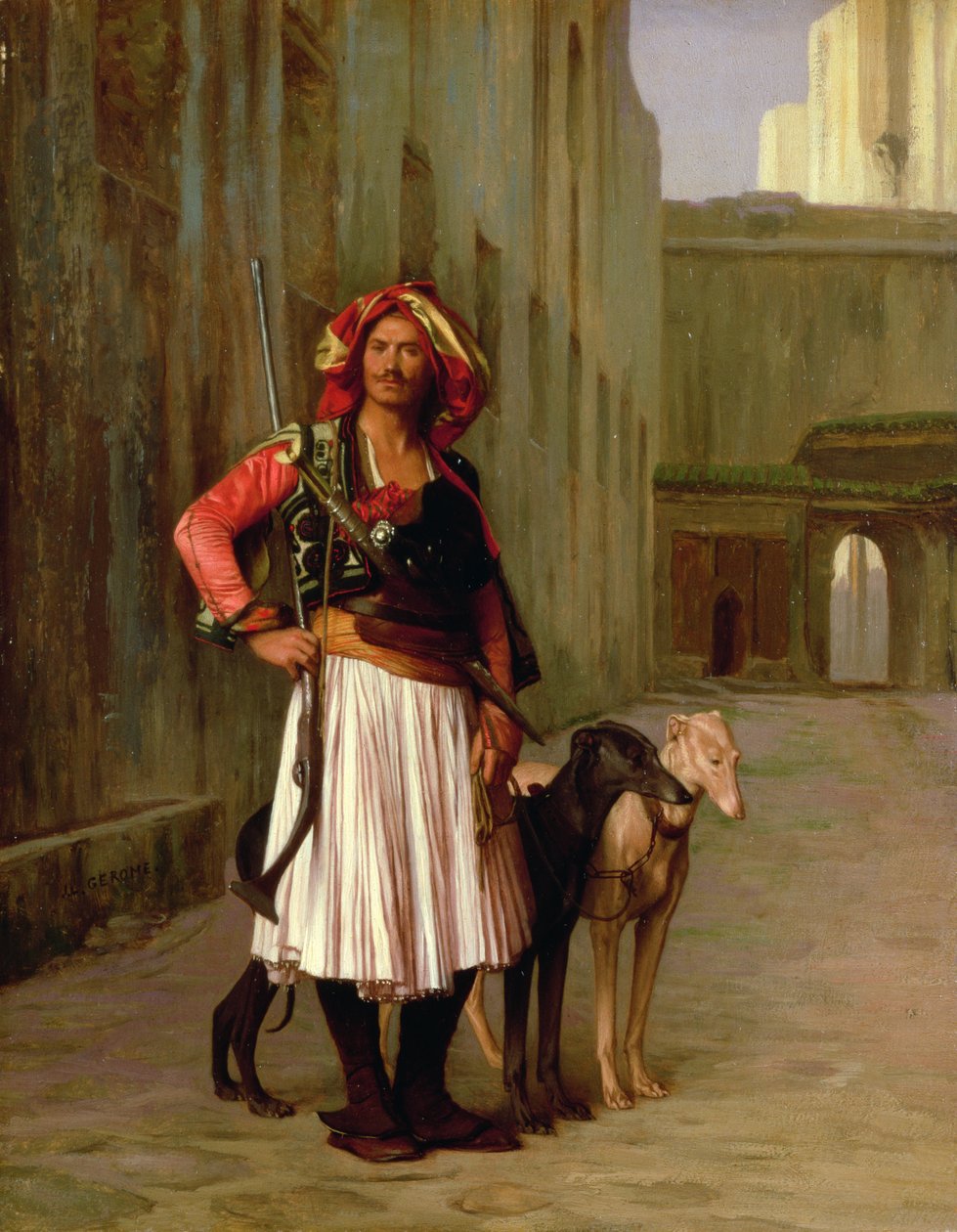 Arnaut z Káhiry, 1871 od Jean Leon Gerome