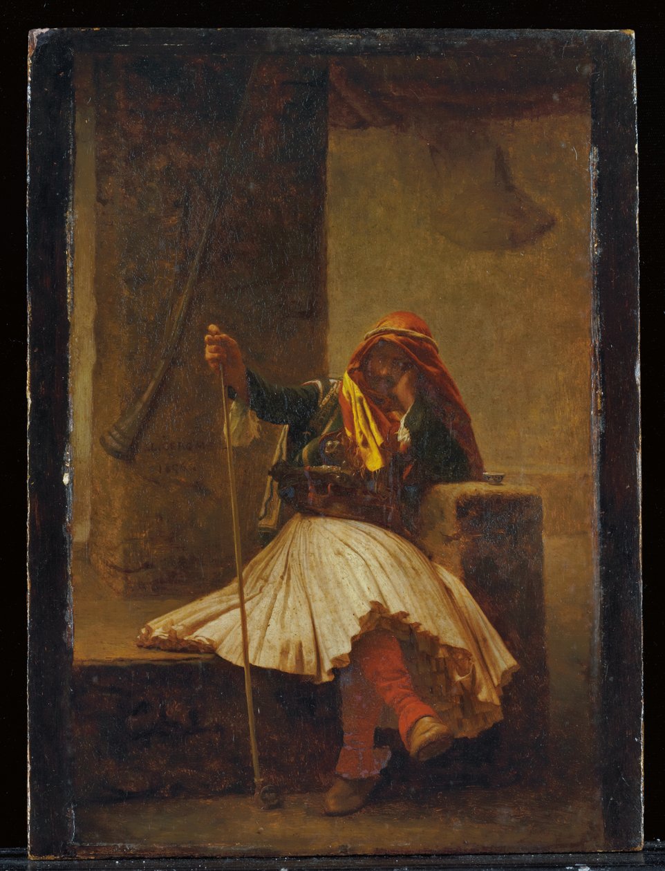 Arnaute buvant, 1896 od Jean Leon Gerome