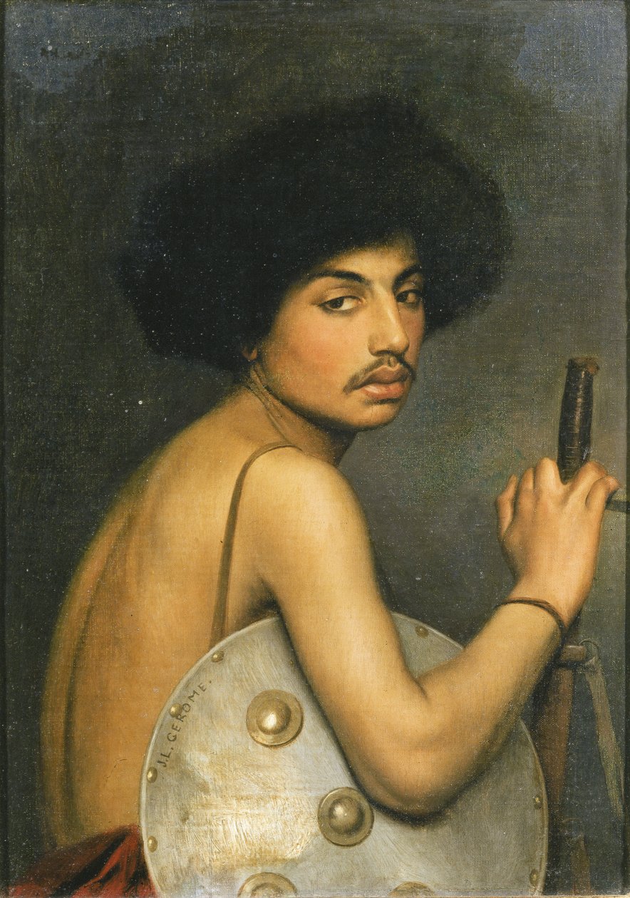 Bisharin Warrior, 1872 od Jean Leon Gerome