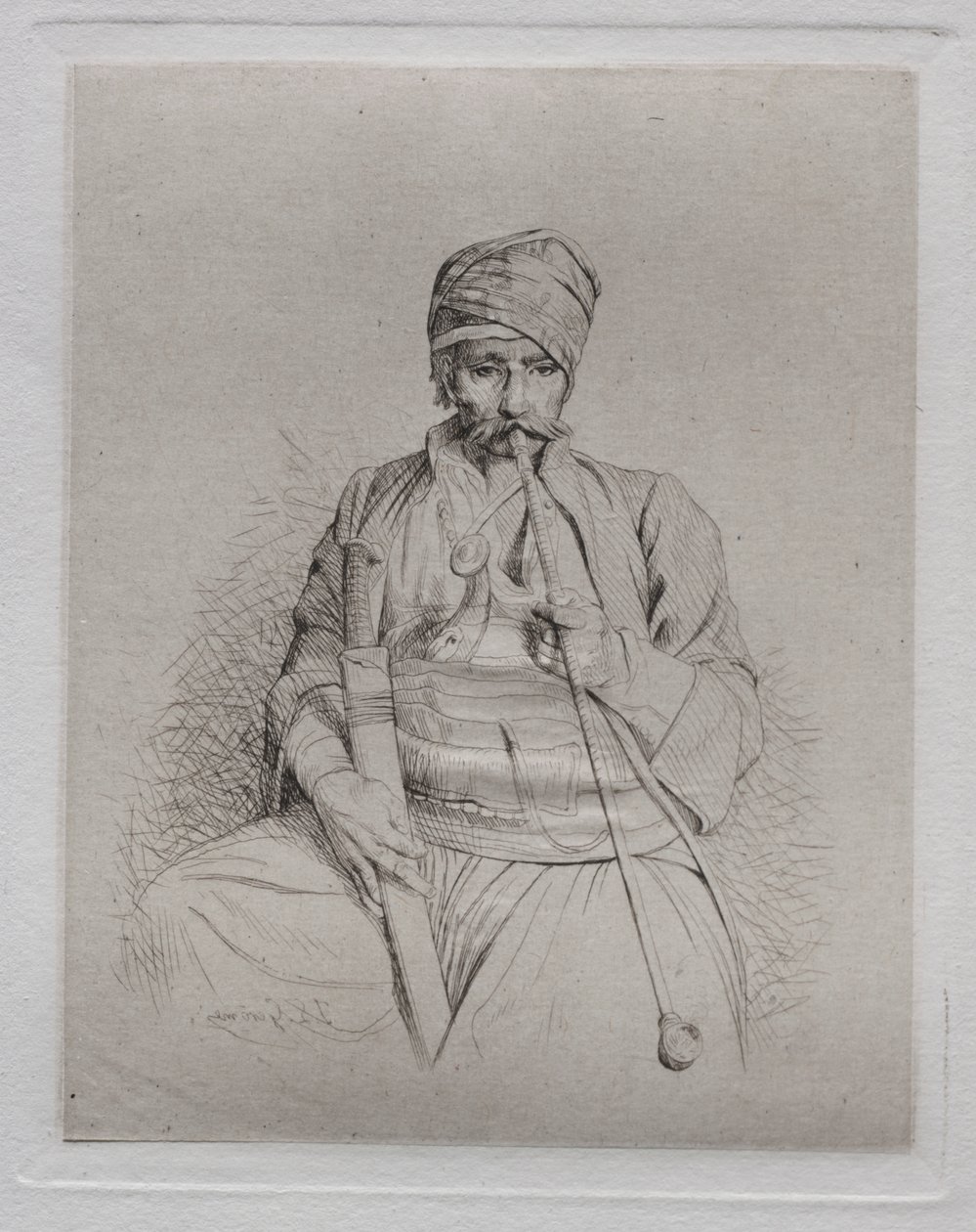 Egyptský kuřák od Jean Leon Gerome