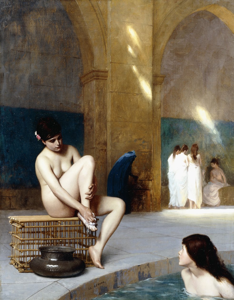 Nahá žena, kolem roku 1889 od Jean Leon Gerome