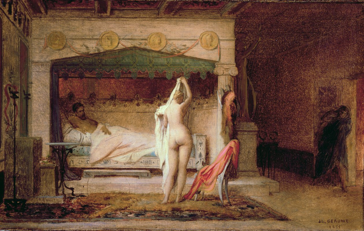 Král Candaules z Lydie, 1858 od Jean Leon Gerome
