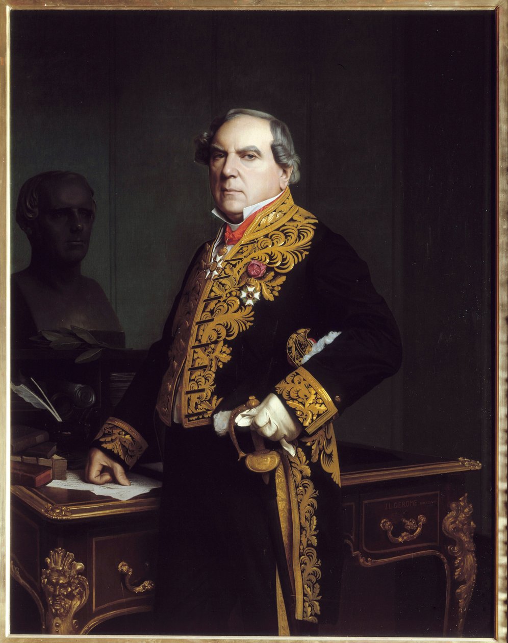 Portrét Amedee Thierry (1797-1873), francouzského novináře a historika. Obraz Jean Leon Gerome (1824-1904) od Jean Leon Gerome