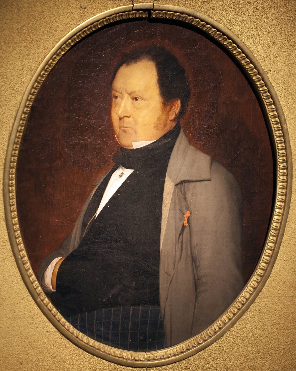 Portrét pana Leblonda. Obraz Jean Leon Gerome (1824-1904), olej na plátně, cca 1844. Francouzské umění od Jean Leon Gerome