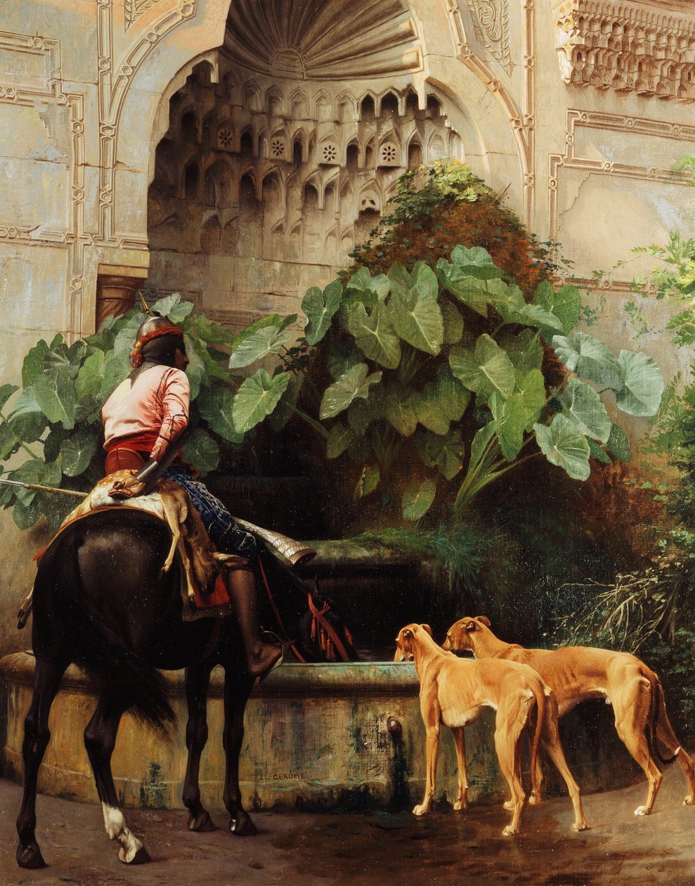 Návrat do Lovu, od Jean Leon Gerome