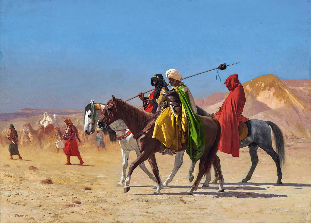 Jezdci přes poušť od Jean Leon Gerome