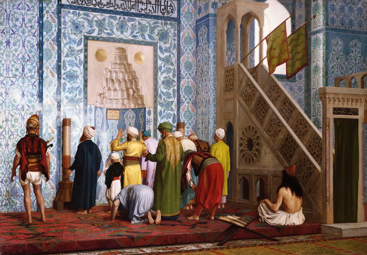 Modrá mešita, 1878 od Jean Leon Gerome
