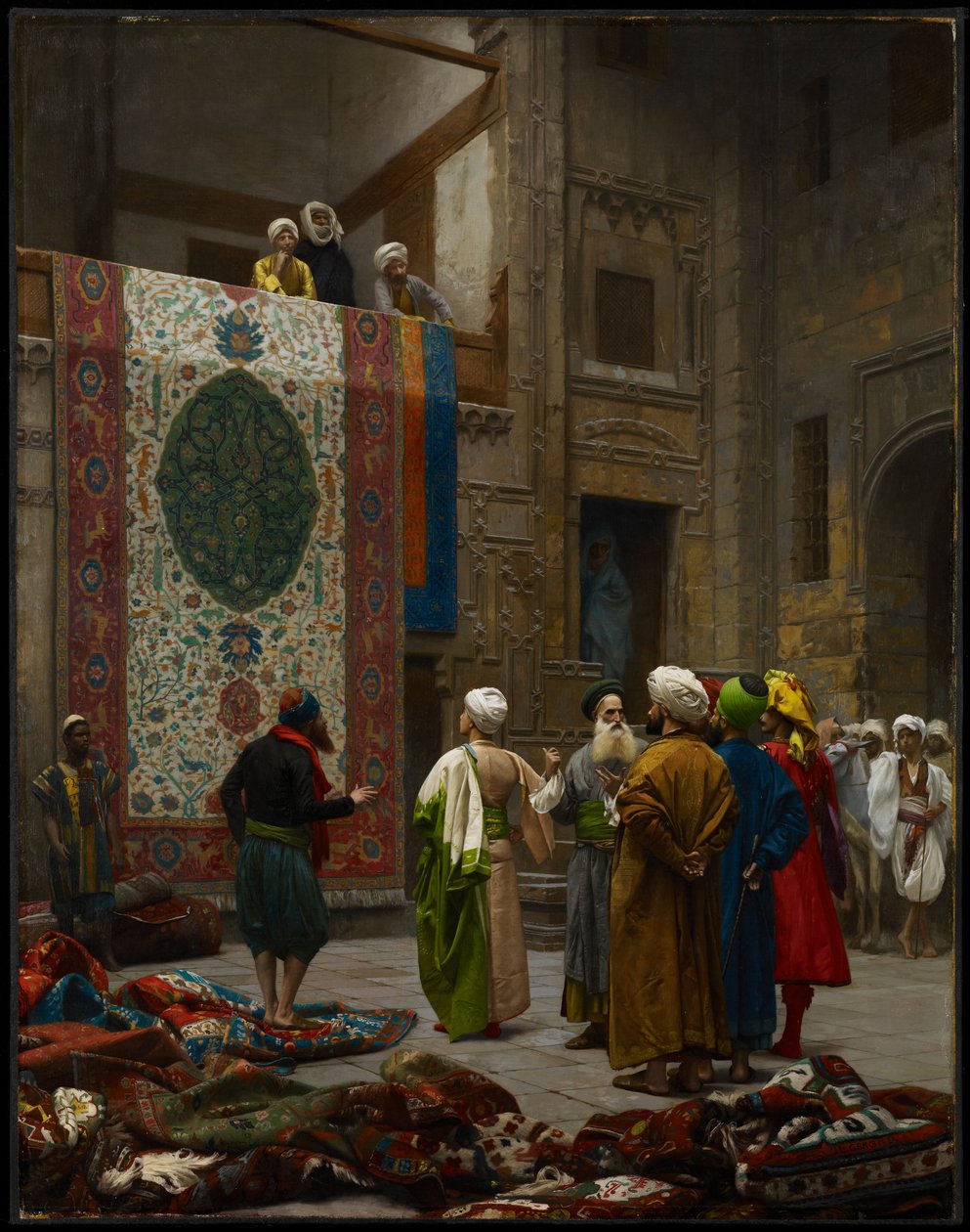The Carpet Merchant, c.1887 (olej na plátně) od Jean Leon Gerome