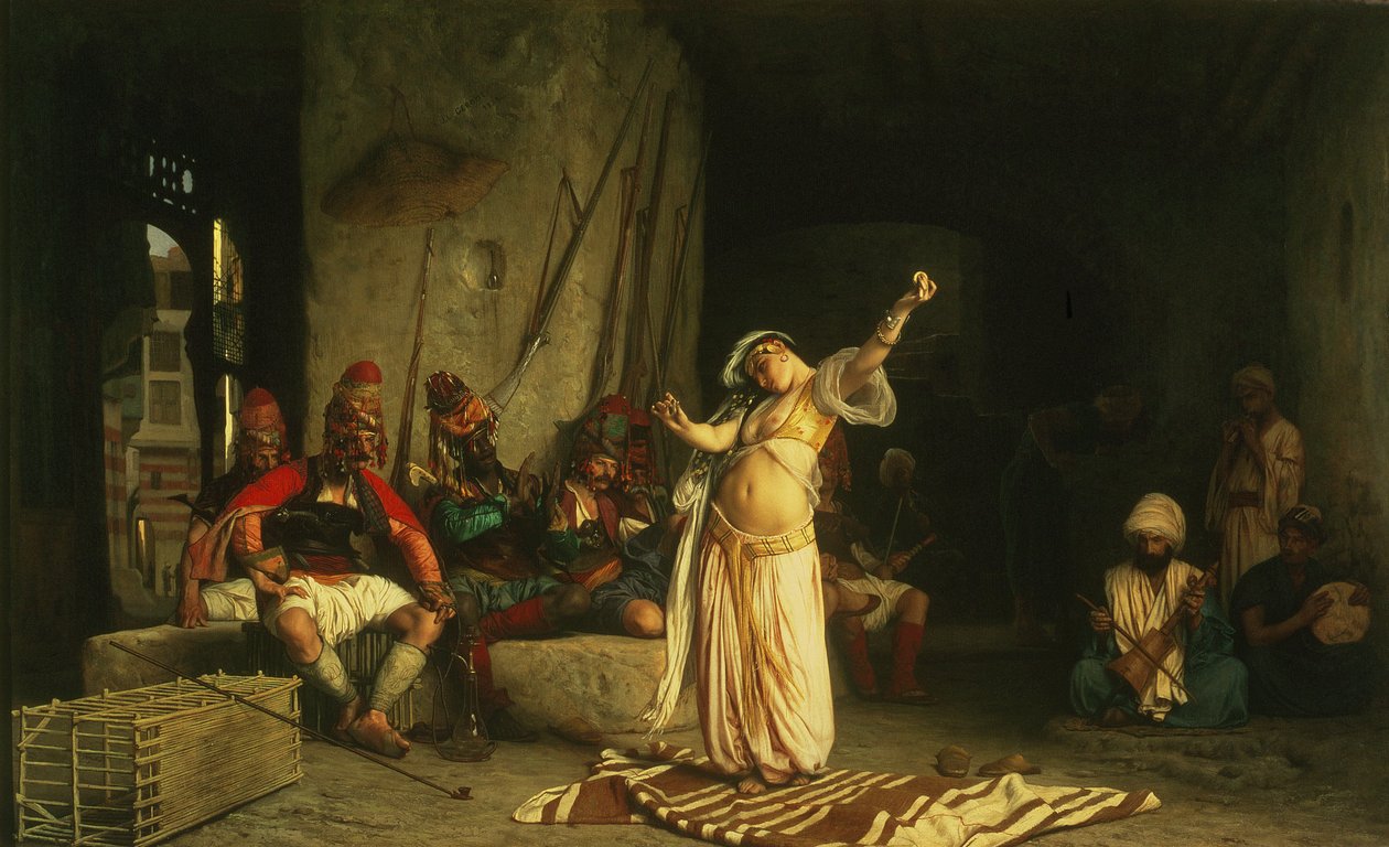 Tanec Almeh, 1863 od Jean Leon Gerome