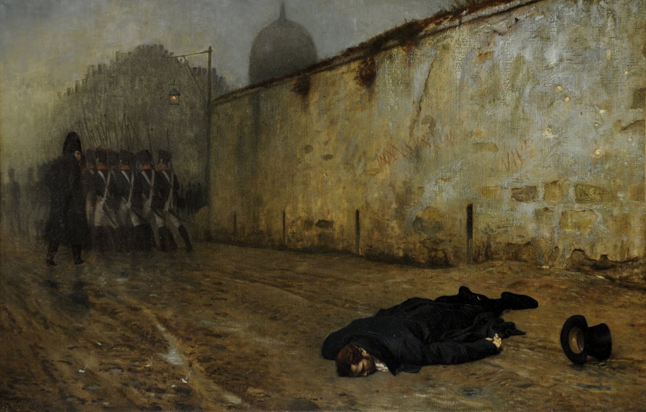 Poprava maršála Neye (olej na plátně) od Jean Leon Gerome