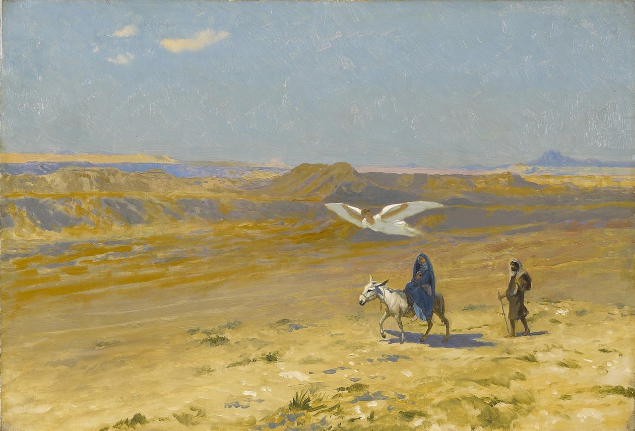 Útěk do Egypta, 90. léta 19. století. od Jean Leon Gerome