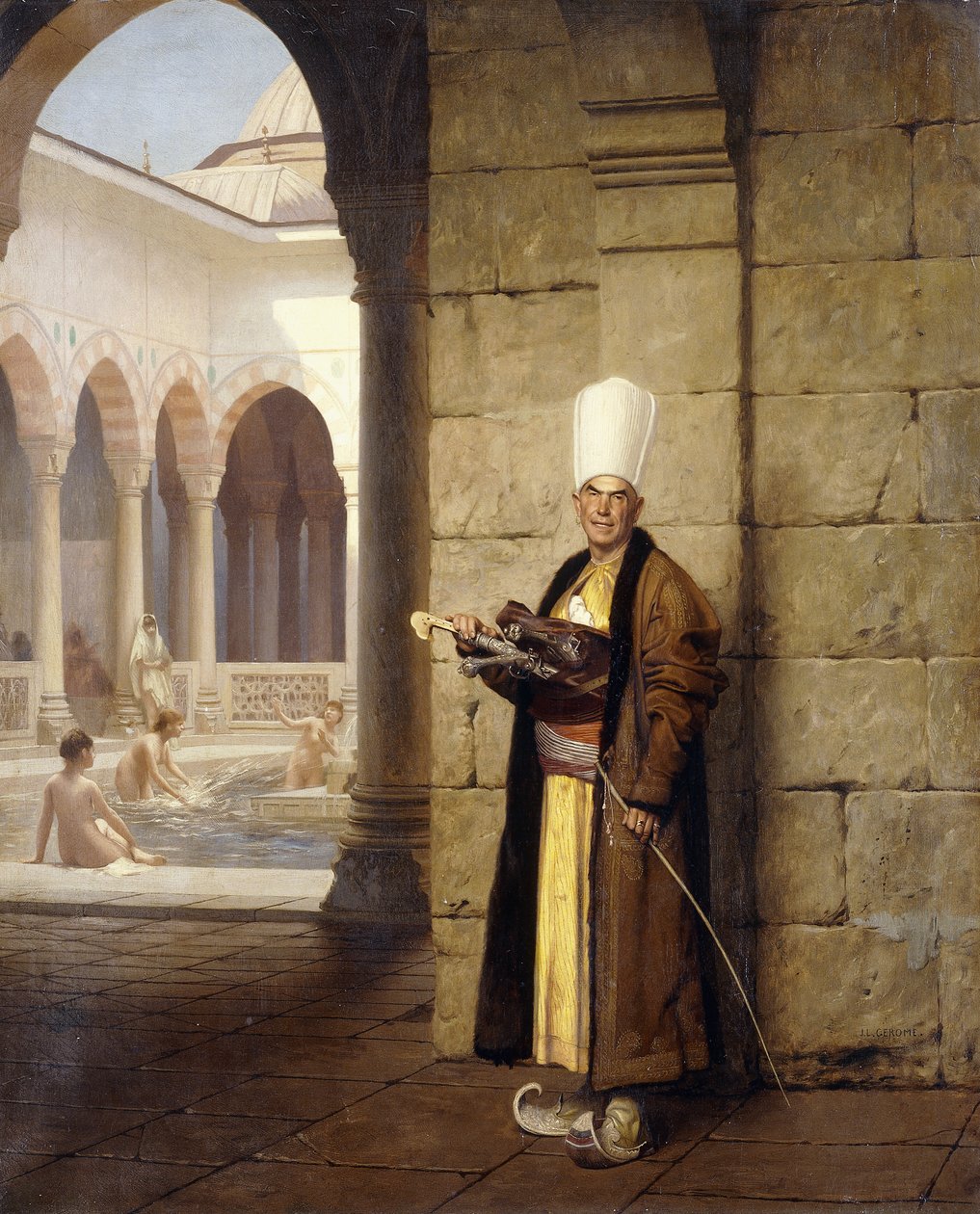 Velký bílý eunuch, od Jean Leon Gerome