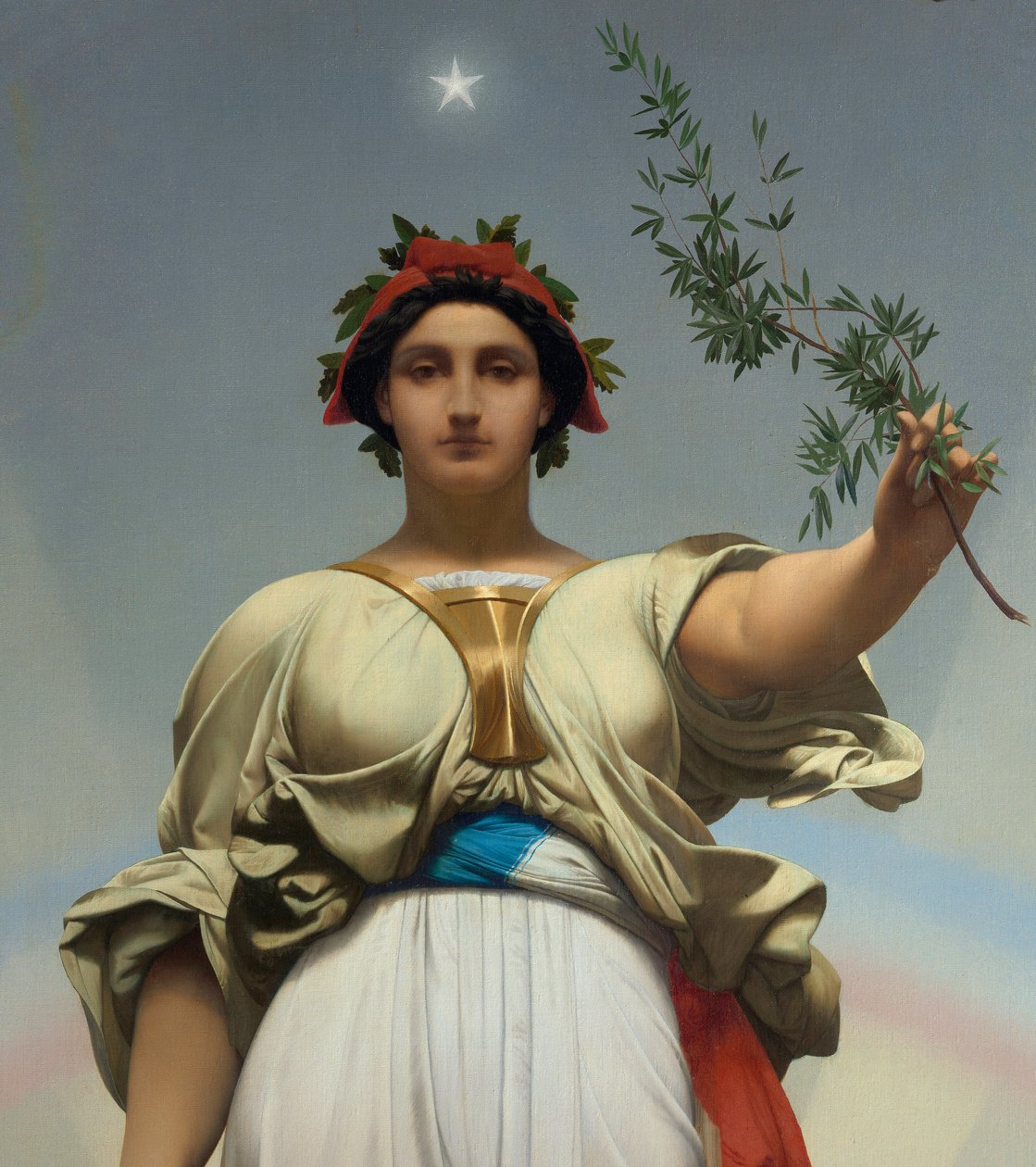 Republika od Gerome Jean Leona (1824 - 1904) (alegorie - 1848); Radnice Lilas od Jean Leon Gerome