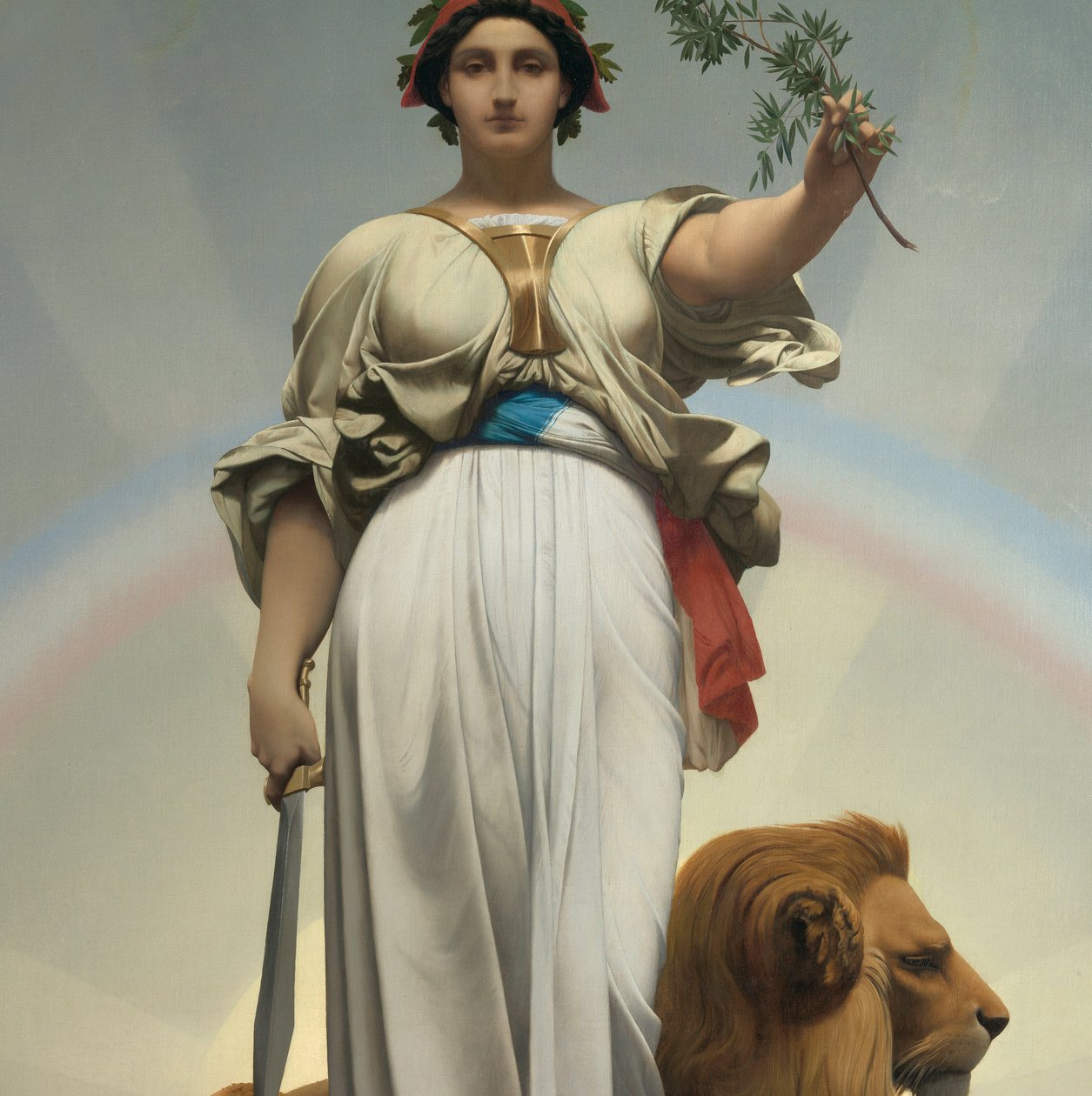 Republika od Gerome Jean Leona (1824 - 1904) (alegorie - 1848); Radnice Lilas od Jean Leon Gerome