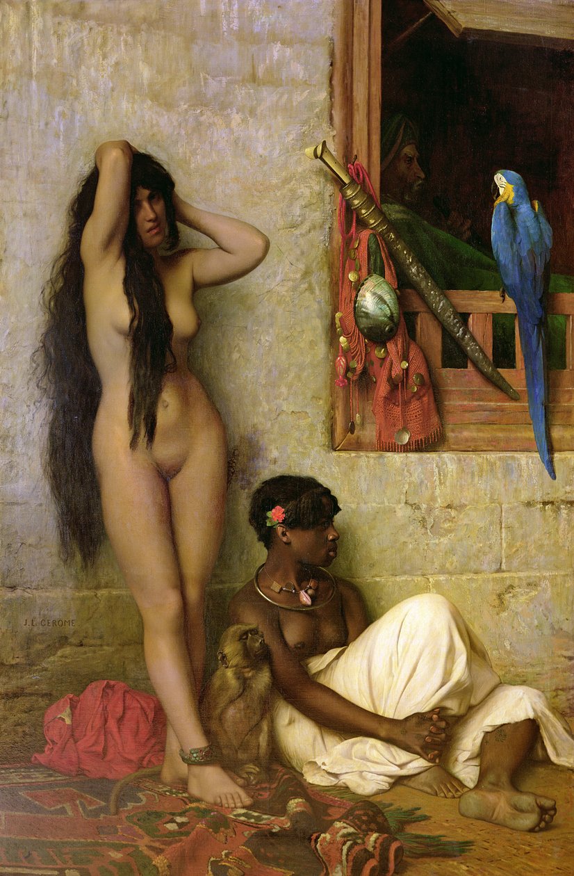 Otrok na prodej, 1873 od Jean Leon Gerome