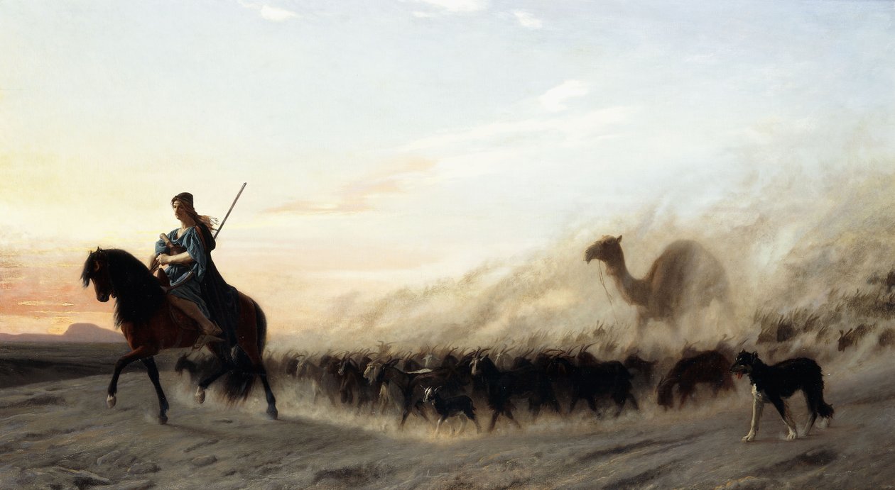 Syrský ovčák, 1865 od Jean Leon Gerome