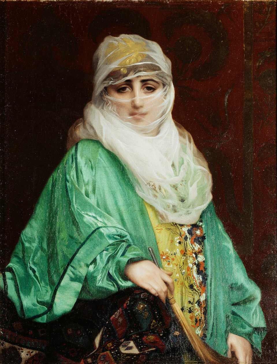Žena z Konstantinopole, stojící, kolem roku 1876 od Jean Leon Gerome