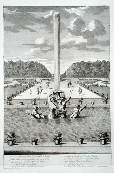 Fontána s Tritonem a sirénami, Versailles od Jean Lepautre