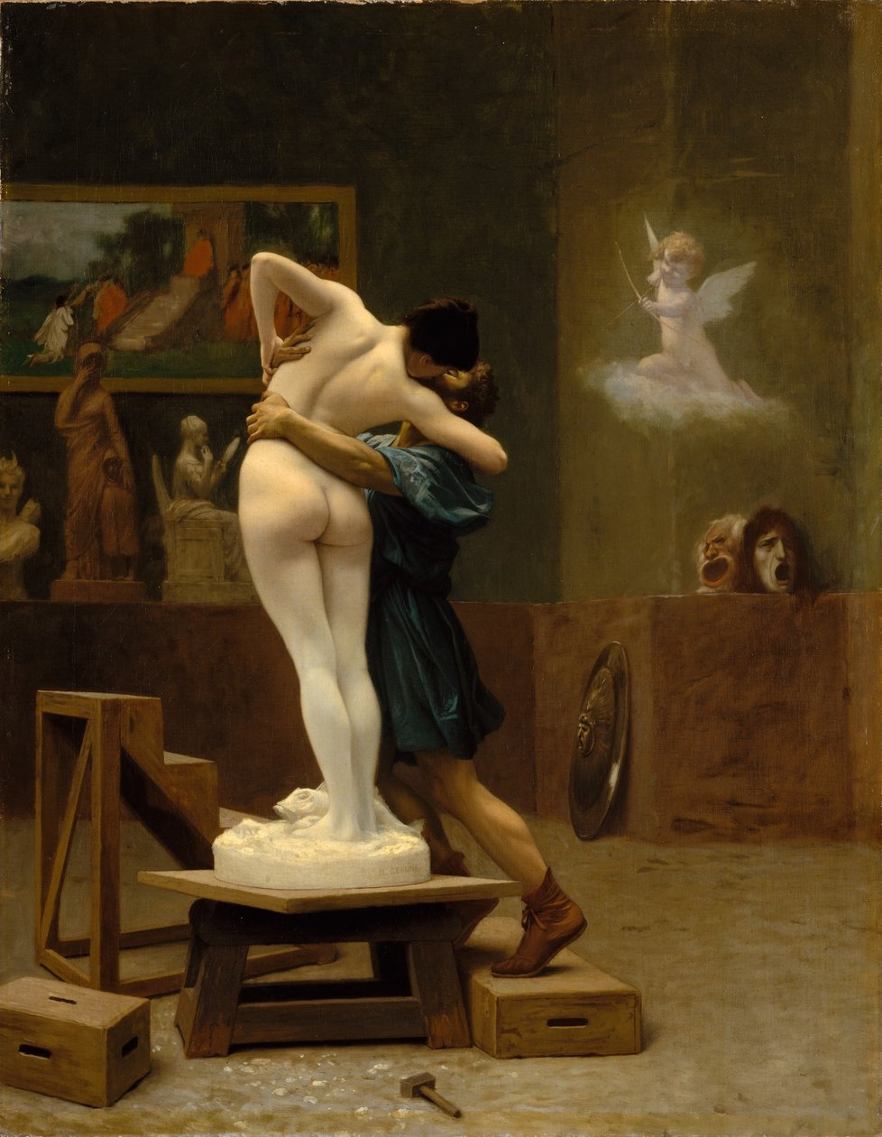 Francouzština:  Pygmalion et Galatée Pygmalion a Galatea od Jean Leon Gerome