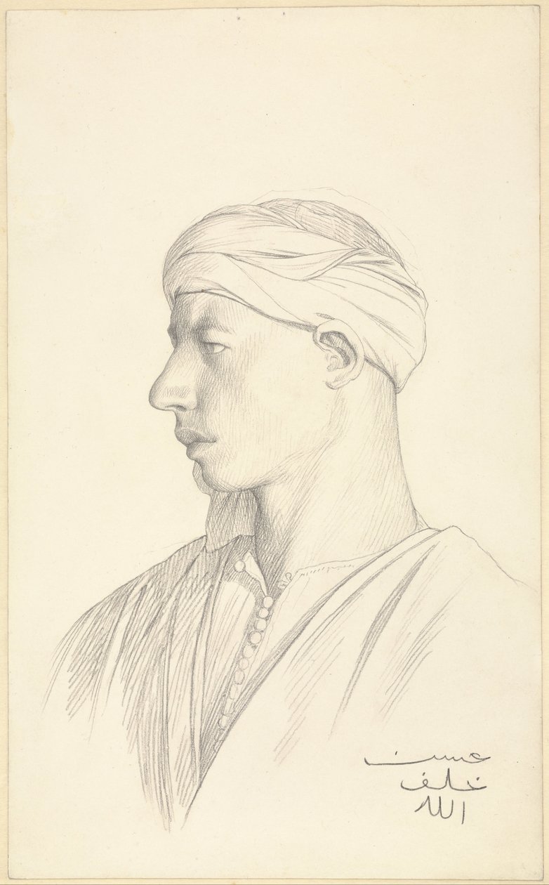 Portrét egyptského Fellaha od Jean Leon Gerome