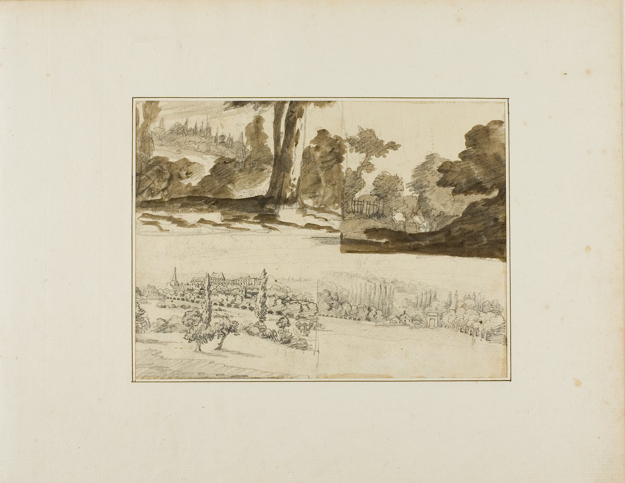 Čtyři krajiny od Jean Louis André Théodore Géricault