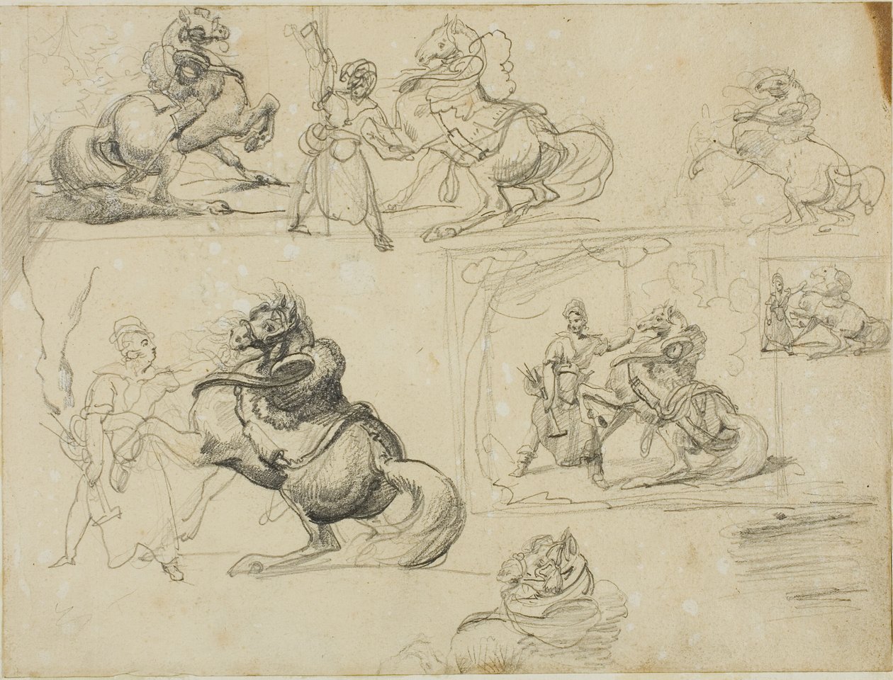 Studie od Jean Louis André Théodore Géricault