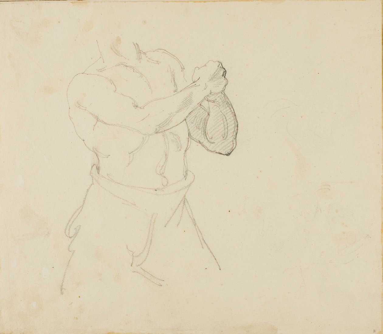 Torzo boxera od Jean Louis André Théodore Géricault