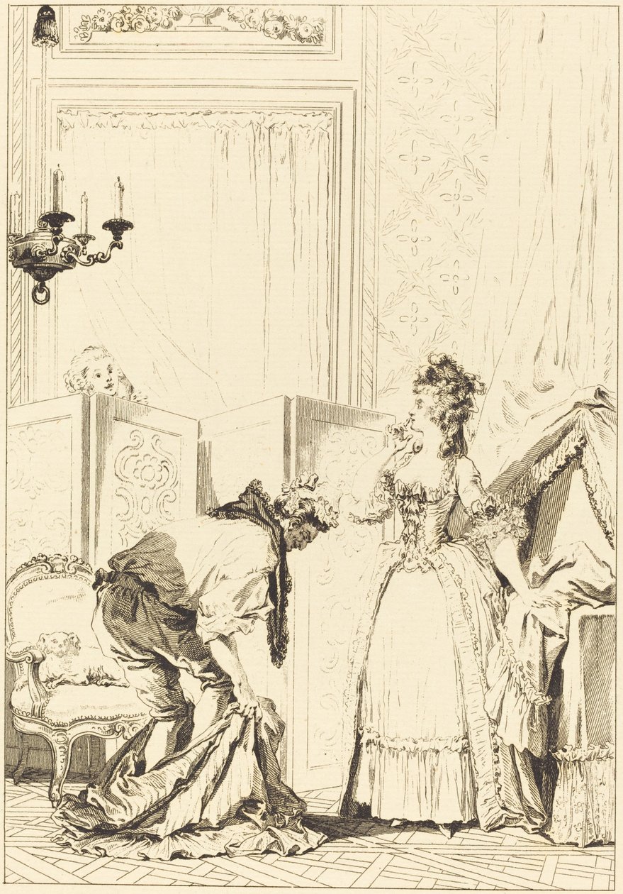The Beaten and Content Paroháč od Jean Louis Delignon and Antoine Jean Duclos after Jean Honoré Fragonard