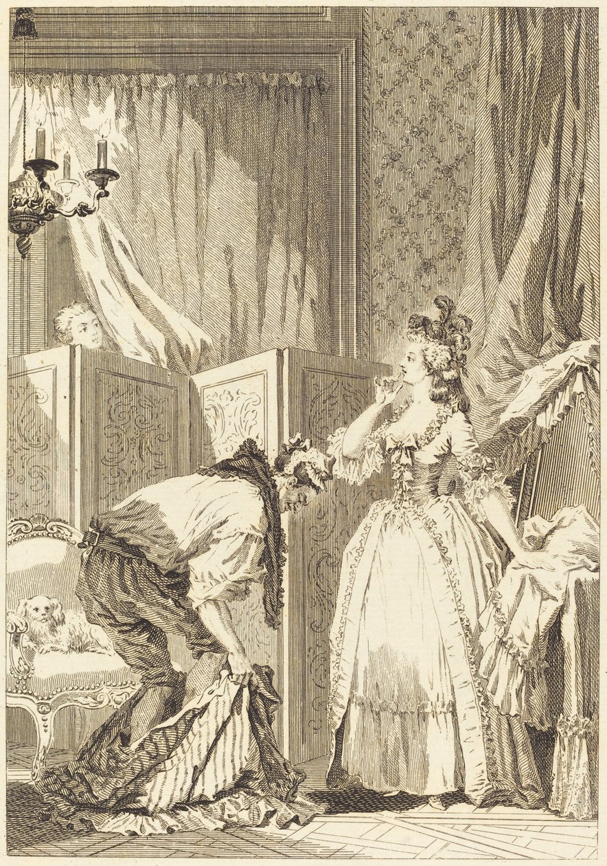 The Beaten and Content Paroháč od Jean Louis Delignon and Antoine Jean Duclos after Jean Honoré Fragonard