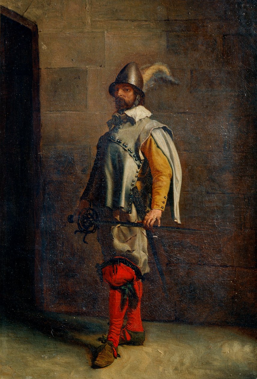 Huguenot, 19. století. od Jean Louis Ernest Meissonier