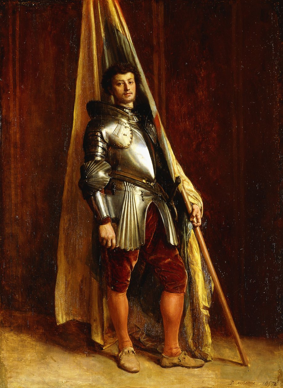 Muž války; válečný muž, od Jean Louis Ernest Meissonier