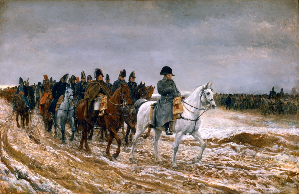 „Kampaň Francie 1814“, 1864 od Jean Louis Ernest Meissonier