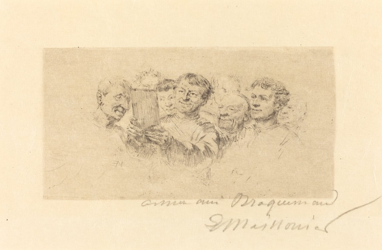 Milenci od Jean-Louis Ernest Meissonier