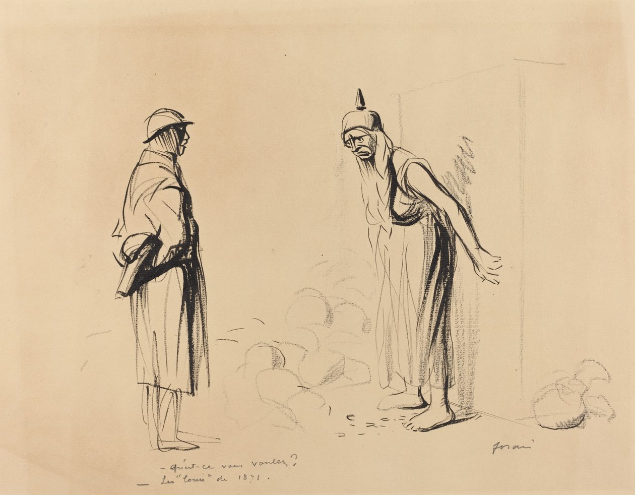 -Co chceš? "Louis" z roku 1871 od Jean Louis Forain