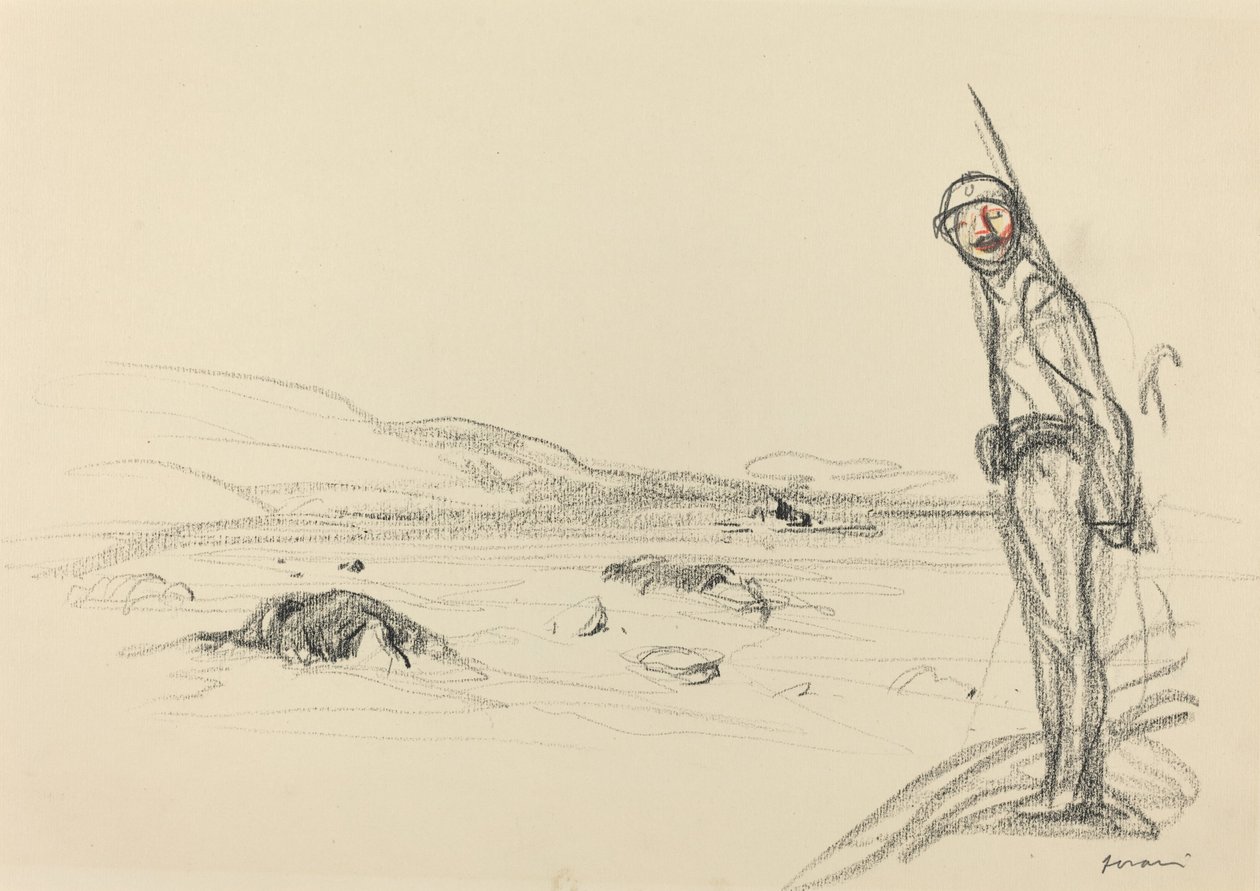 Podél Marny od Jean Louis Forain