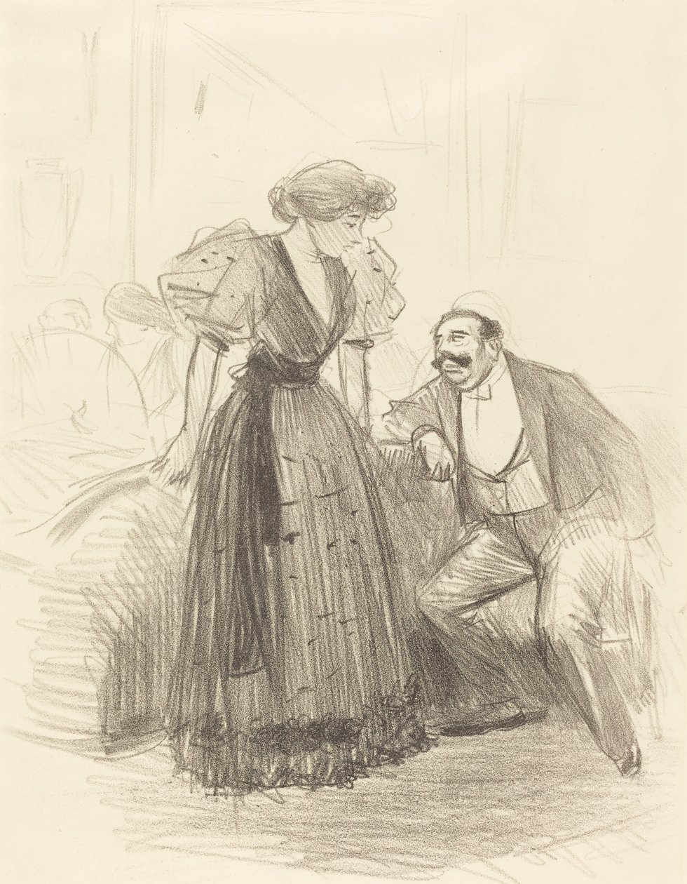 Na večerní párty od Jean Louis Forain