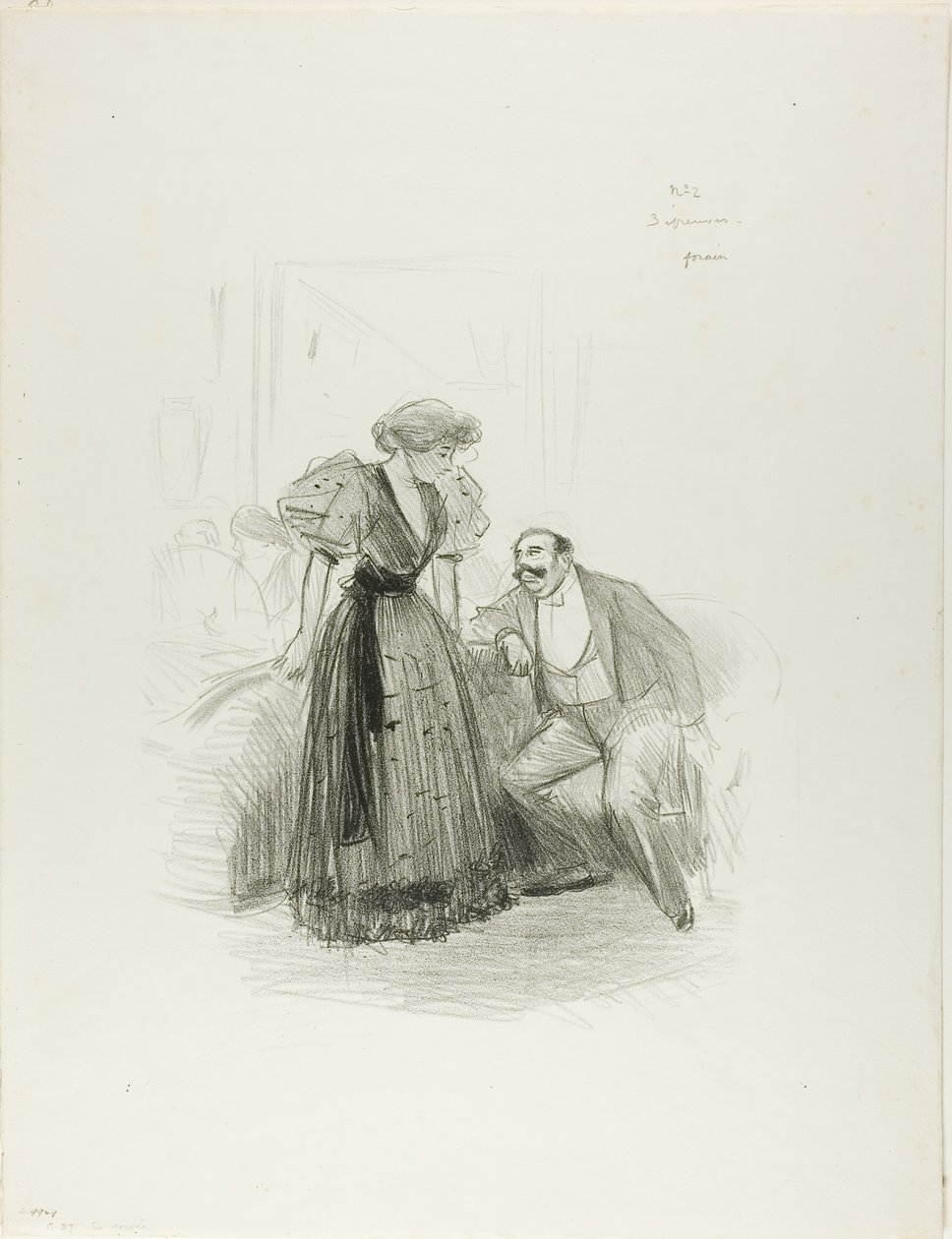 Na večerní párty od Jean Louis Forain