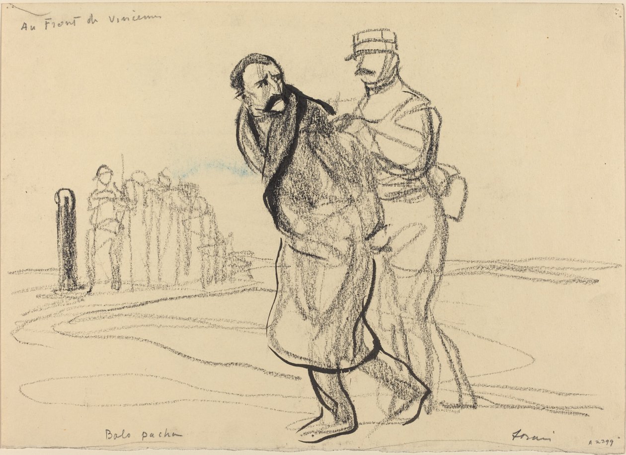 Před Vincennes. bolo paša od Jean Louis Forain