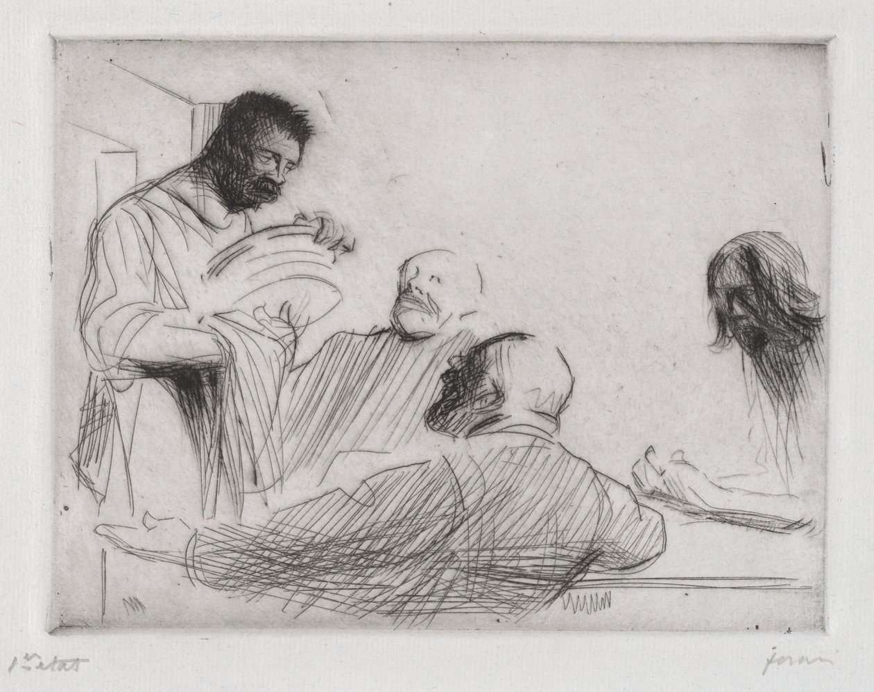 Před večeří v Emauzích od Jean Louis Forain