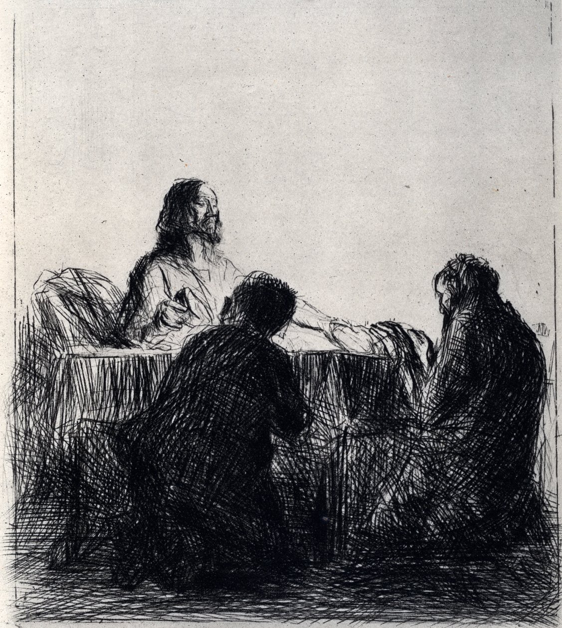 Lámání chleba, 1925. od Jean Louis Forain
