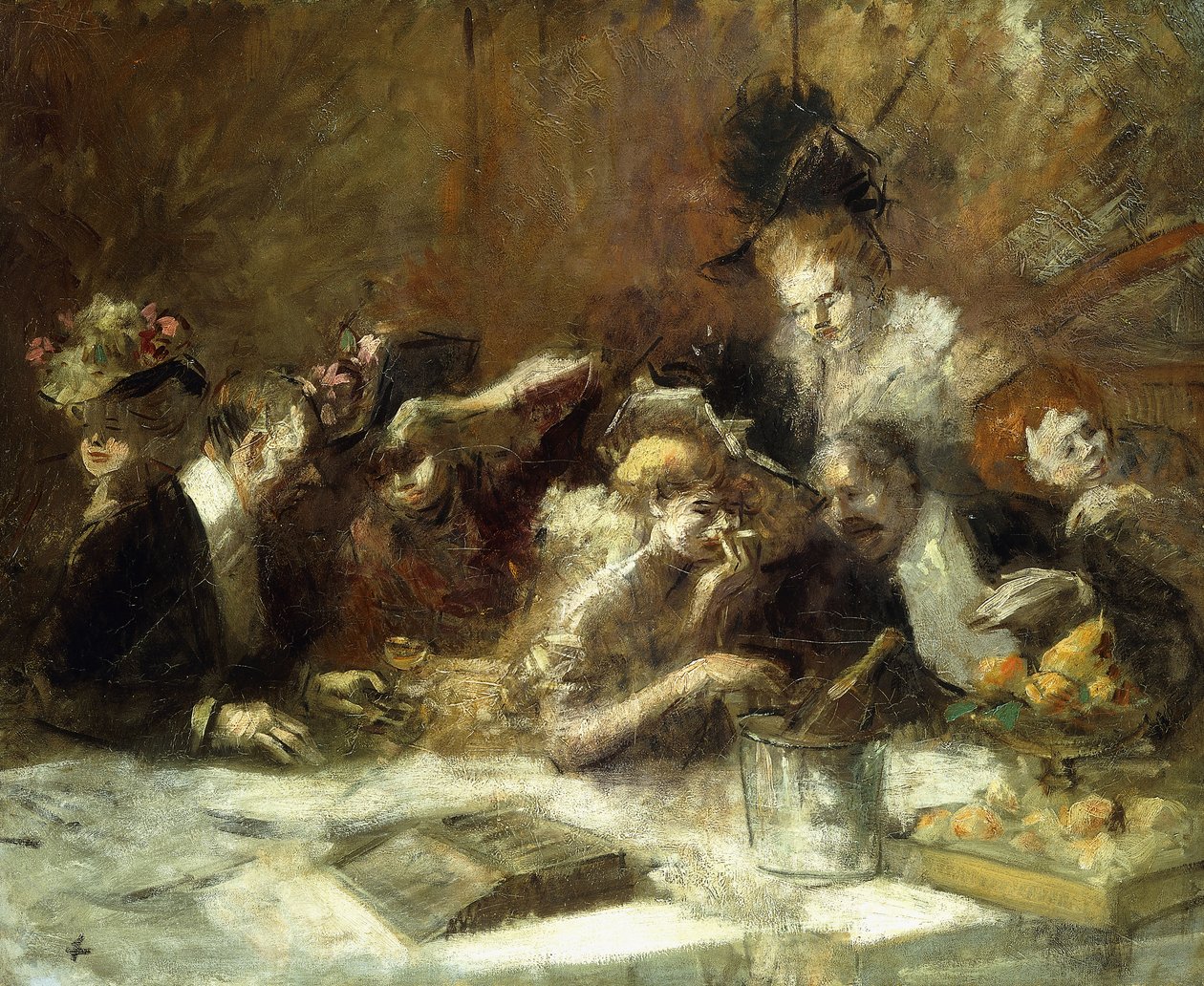 Cafe Maxim, Paříž, od Jean Louis Forain