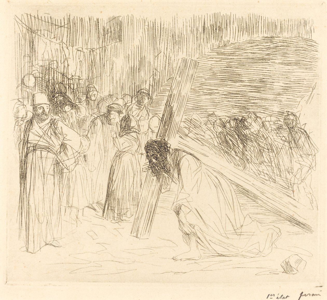 Kristus nesoucí kříž (pátá deska) od Jean Louis Forain