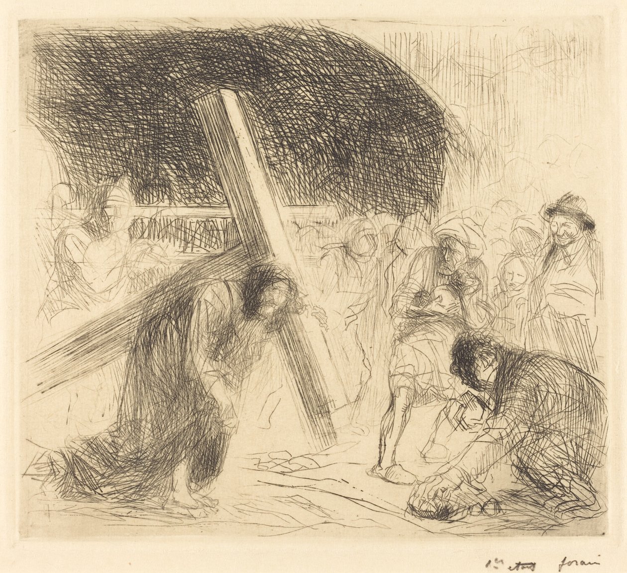 Kristus nesoucí kříž (sedmá deska) od Jean Louis Forain