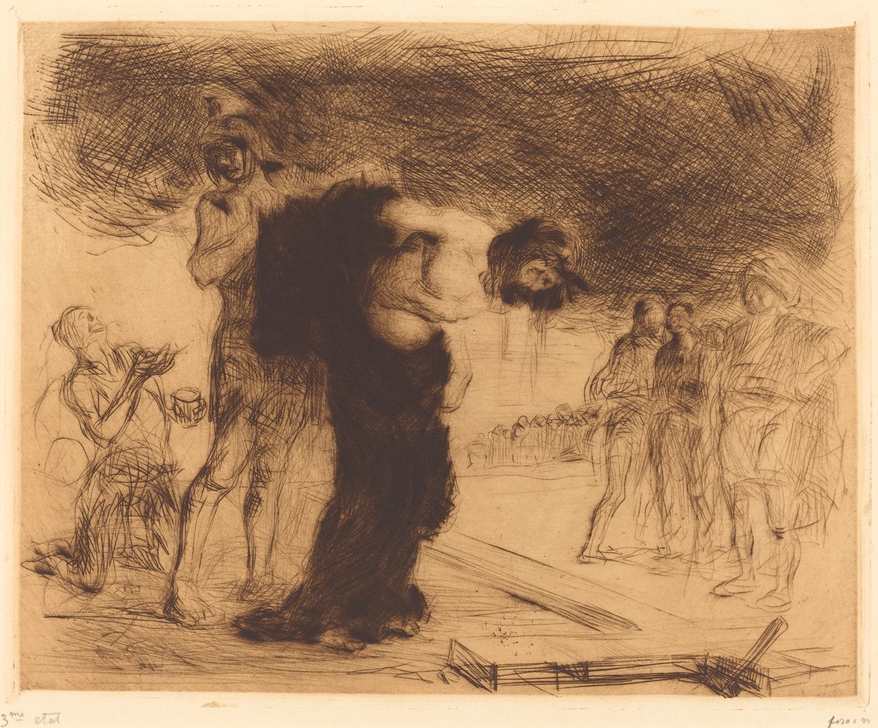 Kristus se svlékl ze svých šatů od Jean Louis Forain